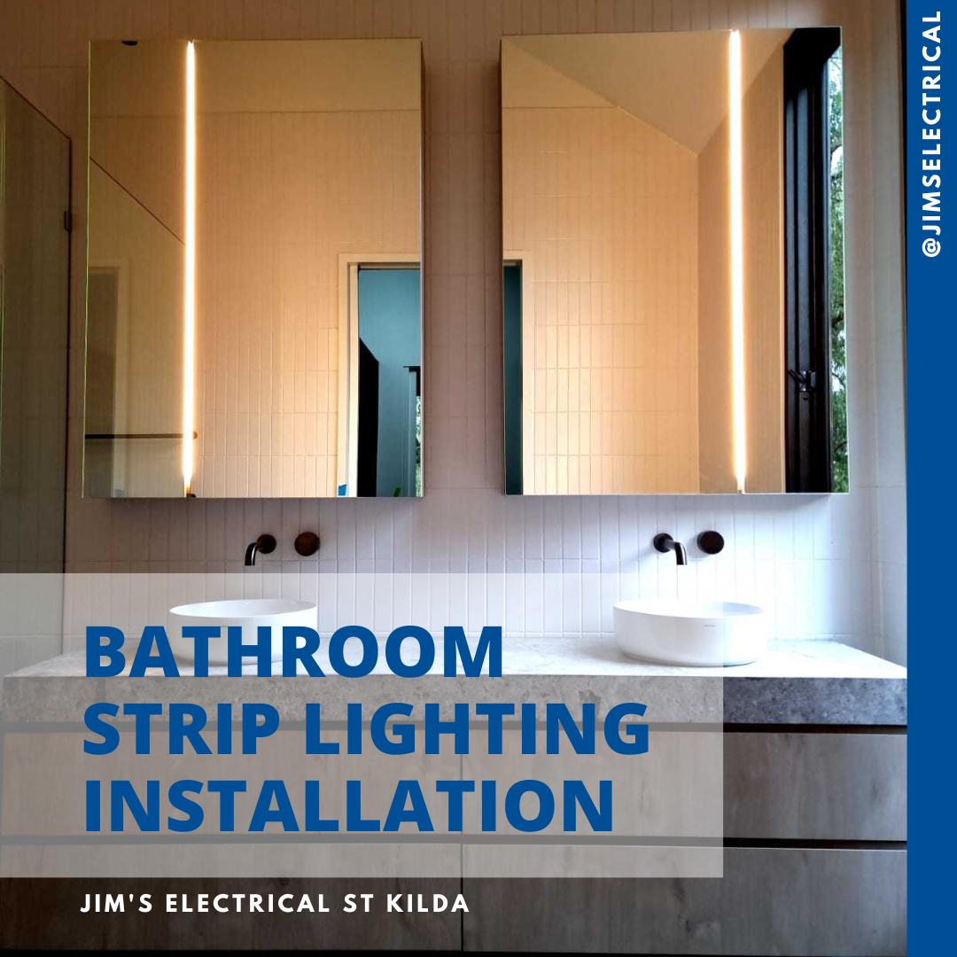 Bathroom Strip Lighting Installation